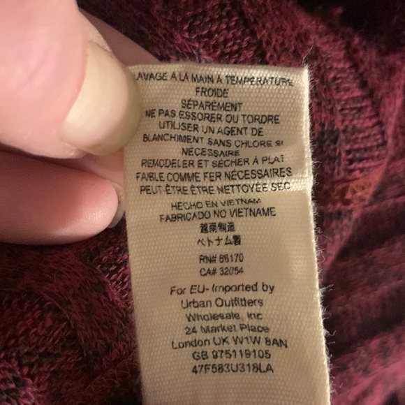 FREE PEOPLE MOCK NECK KNIT TOP-S - Picture 6 of 8